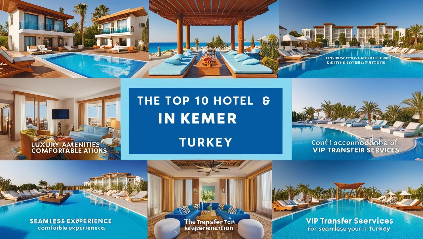 Top 10 Hotels in Kemer, Antalya and Luxury Accommodation Experience with Wolf Transfer